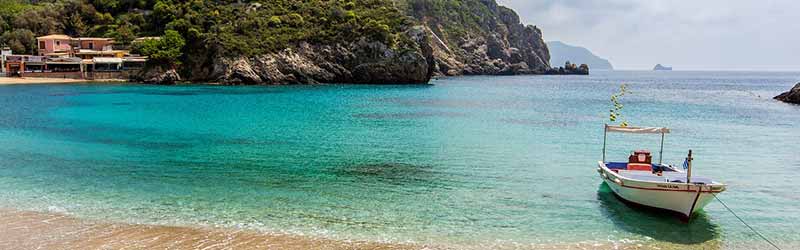 Waar ligt Corfu op de kaart