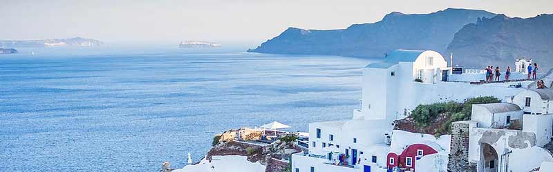 Waar ligt Santorini op de kaart